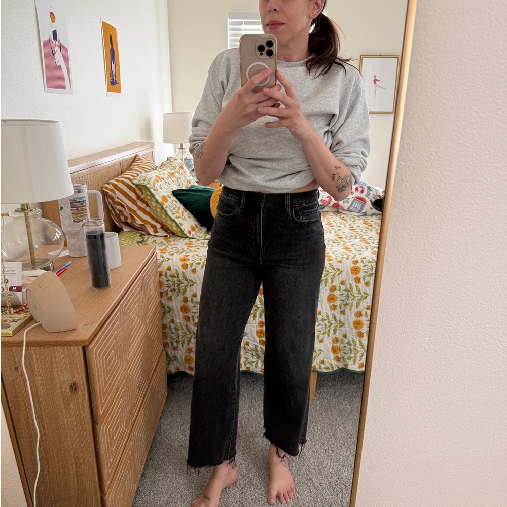 Sustainably Made Black High-Waisted Women's Jeans size 27 DAZE